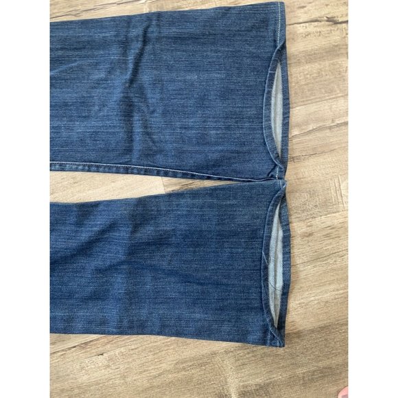 Rock & Republic Roth Rthva Jeans Low Flare Blue Size 28 Cut 000291 - Picture 10 of 12